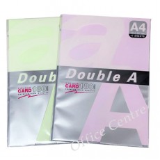 "DOUBLE A" 顏色咭紙 (A4.180gsm)-清貨